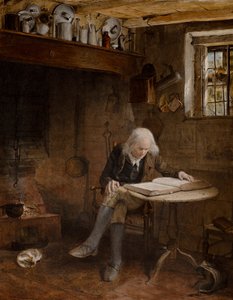 瞑想（キャンバスに油彩） 作： Edward Thompson Davis
