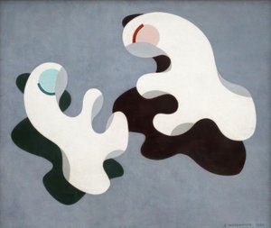 ダックスとカムズ 作： Edward Wadsworth