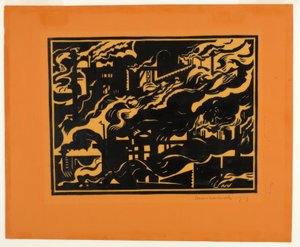 高炉 II 作： Edward Wadsworth