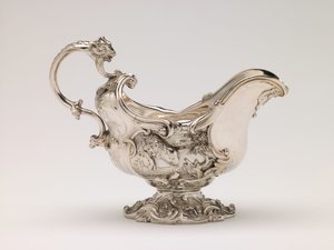 クリーム・ジャグ 1750年頃（シルバー） 作： エドワード・ウェイクリン