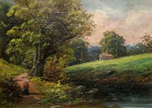 セアホール近くのディングル 19 世紀。 作： Edward Wilden