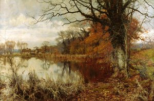 穏やかな年は急いで1896 作： Edward Wilkins Waite