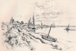 マルドン、エセックス、c1879-1898、1898 作： Edward William Charlton