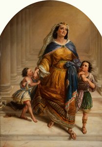 処刑されるヘロデ王の妻マリアムネとその子供たち 作： Edward William John Hopley