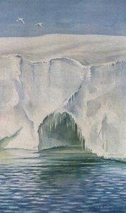 バリアの洞窟、ケープクロジエ、1911年1月4日、1913年 作： Charles Edward Wilson
