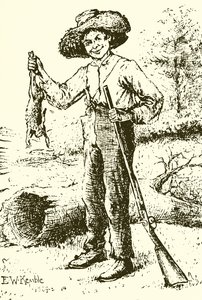 ハックルベリーフィン 作： Edward Windsor Kemble