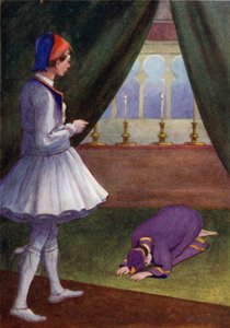 画像は男性の顔色を取り、話し始めた 作： Edwin Arthur Norbury