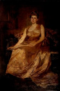 モートンジャクソン夫人、1889年 作： Edwin Arthur Ward