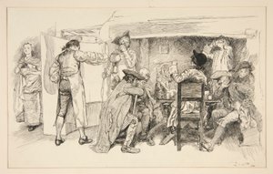 アンエールハウスルーム - 作： Edwin Austin Abbey