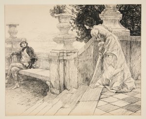 ベアトリス: 作： Edwin Austin Abbey