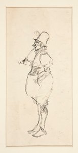 パンタロンの男の漫画 作： Edwin Austin Abbey