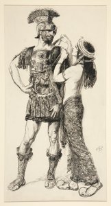 クレオパトラ： 作： Edwin Austin Abbey