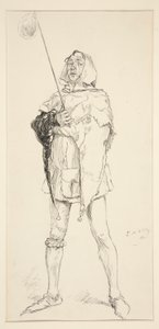 ピエロ： 作： Edwin Austin Abbey