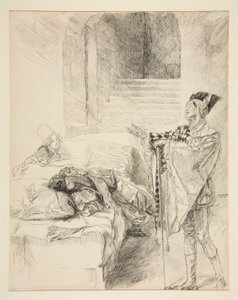 ピエロ： 作： Edwin Austin Abbey