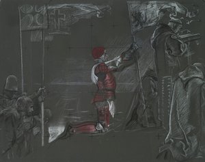 新世界を発見したコロンブス 作： Edwin Austin Abbey