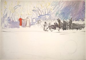構成研究 作： Edwin Austin Abbey