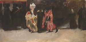 グロスター公リチャードとレディ・アンのための作曲研究 作： Edwin Austin Abbey