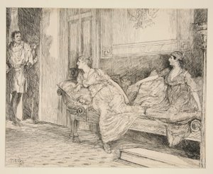 エフェソスの道: 作： Edwin Austin Abbey