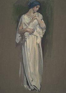 初期の研究 作： Edwin Austin Abbey
