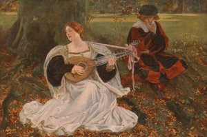 Fair is my Love、c1900、c1930。 作： Edwin Austin Abbey
