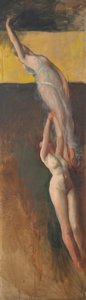 フィギュア スタディ、The Spirit of Light、ロタンダ、ペンシルバニア州議会議事堂、ハリスバーグ 作： Edwin Austin Abbey