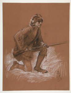 フィギュアスタディ 作： Edwin Austin Abbey