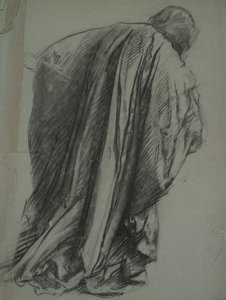 ガラハッドのフィギュア研究 作： Edwin Austin Abbey