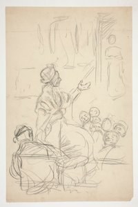 人物群 - (未確認イラスト) ( 作： Edwin Austin Abbey