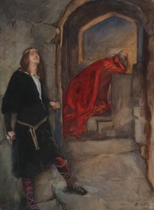 ハムレット： 作： Edwin Austin Abbey