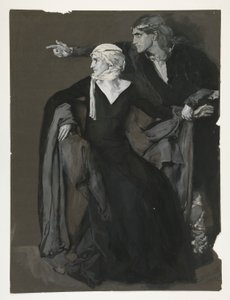 ハムレット： 作： Edwin Austin Abbey
