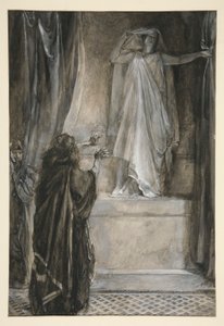 ハーマイオニー - 第5幕、シーンIII、冬 作： Edwin Austin Abbey