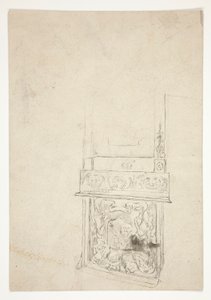煙突片の内部研究 作： Edwin Austin Abbey