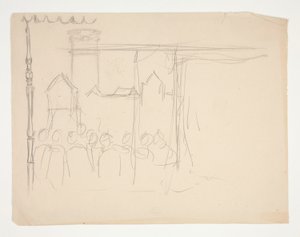 Isabella and the Duke (study for .1108) from Measure for Measure より
