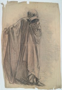アリマタヤのヨセフ、フィギュアスタディ 作： Edwin Austin Abbey