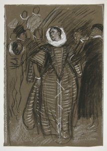カタリーナ、第 1 幕、第 1 場、じゃじゃ馬ならし 作： Edwin Austin Abbey
