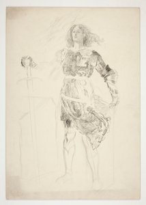 La Pucelle (.1181 の研究) - Act III、Scene II、King Henry VI (Part I) 作： Edwin Austin Abbey