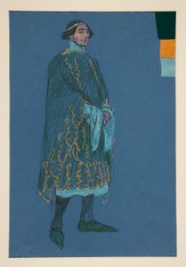 その他の研究、ヘンリー・アーヴィングの衣装スケッチ 作： Edwin Austin Abbey