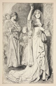 オフィーリア: 作： Edwin Austin Abbey