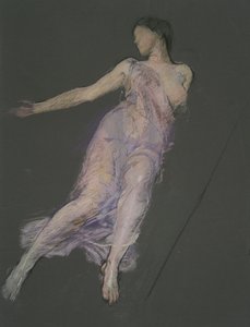 おそらく午後5時の数字の研究 作： Edwin Austin Abbey