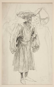 ロザリンとマリア: 作： Edwin Austin Abbey
