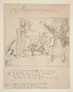 詩のスケッチ: 作： Edwin Austin Abbey