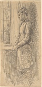 Solitude: Miss Vesta Rollinstall 作： Edwin Austin Abbey