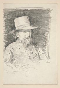 ミード将軍の習作: ペンシルベニア州ハリスバーグの州議会議事堂の壁画のスケッチ、1902-1911 年 (ジョン・シンガー・サージェントによって完成) 作： Edwin Austin Abbey