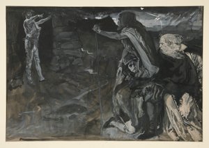 リア王の習作(?) 作： Edwin Austin Abbey