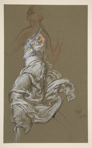 午前10時の姿の勉強 作： Edwin Austin Abbey