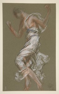 午後1時の姿を研究 作： Edwin Austin Abbey