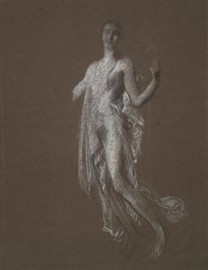 午前5時（？）の図の研究 作： Edwin Austin Abbey