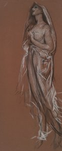 午前4時（？）の図の研究 作： Edwin Austin Abbey