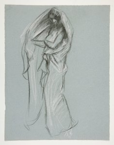 午前4時（？）の図の研究 作： Edwin Austin Abbey