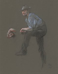 労働者の姿の研究 作： Edwin Austin Abbey